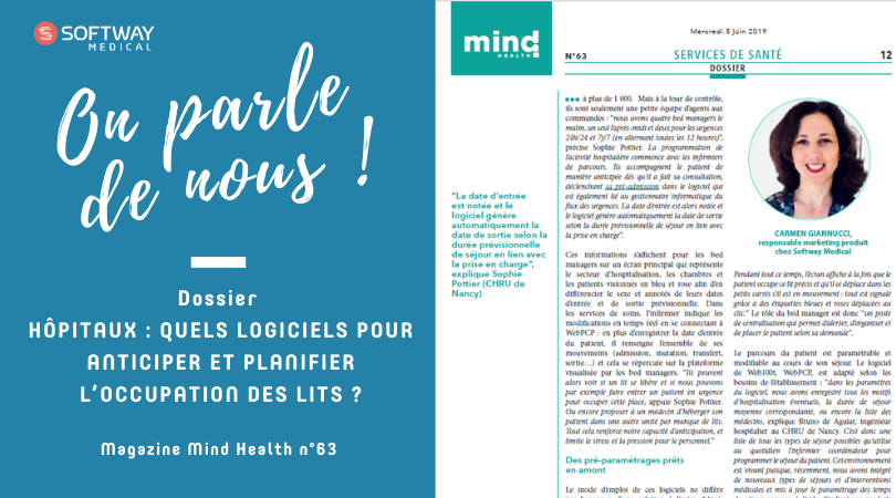 ON PARLE DE NOUS | HÔPITAUX : QUELS LOGICIELS POUR ANTICIPER ET PLANIFIER L’OCCUPATION DES LITS ?