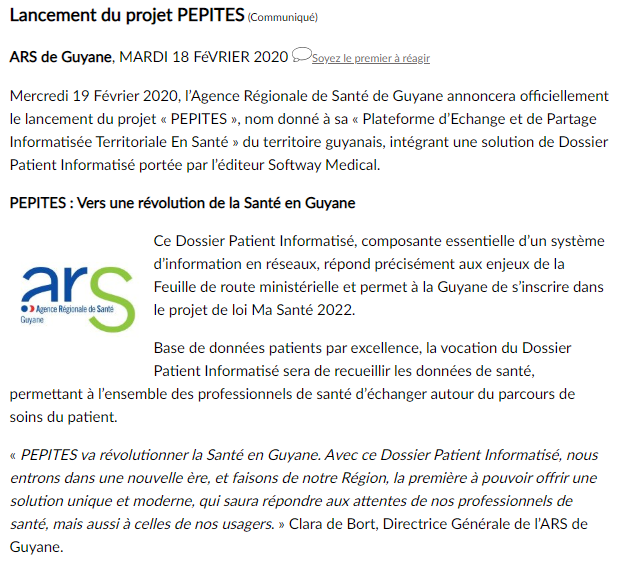 Communiqué projet PEPITES