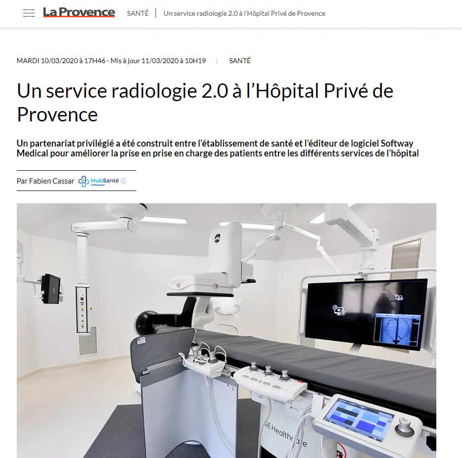 Un partenariat privilégié a été construit entre l’établissement de santé et Softway Medical pour améliorer la prise en prise en charge des patients