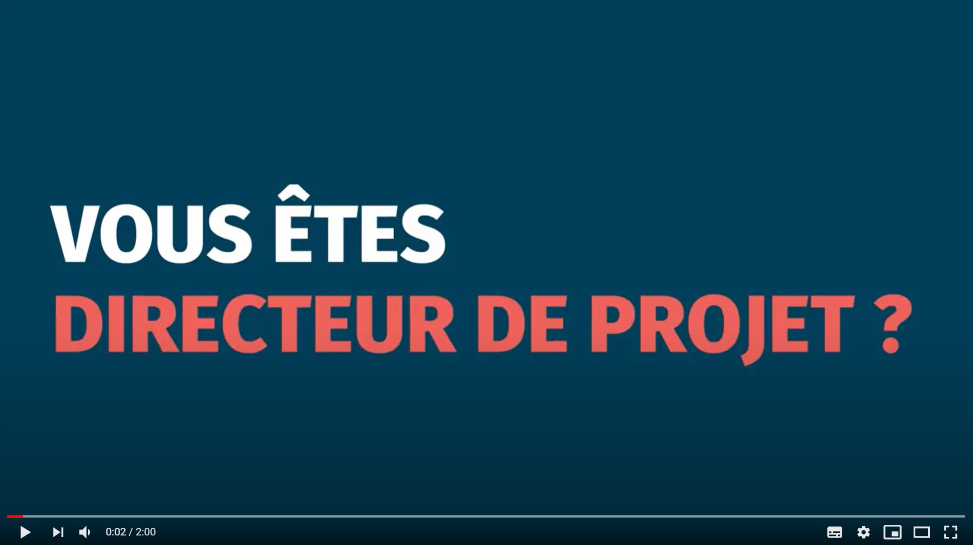 DIRECTEURS DE PROJET, REJOIGNEZ-NOUS