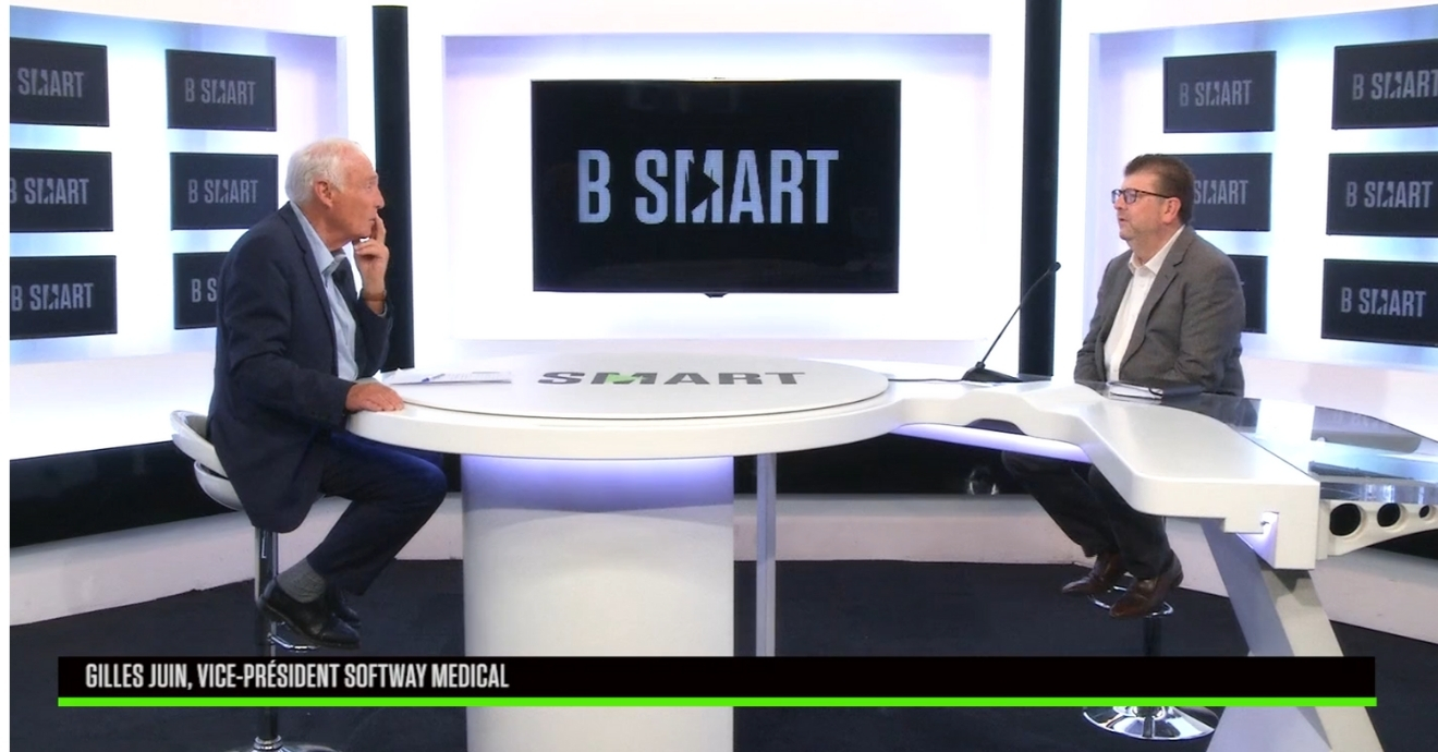 3 minutes chrono pour présenter SOFTWAY MEDICAL sur B SMART TV, c’est parti !