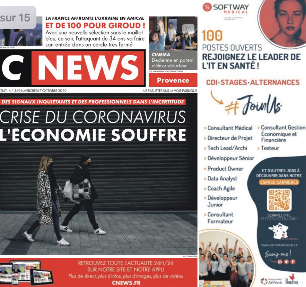 Softway Medical dans CNews : demandez le journal !